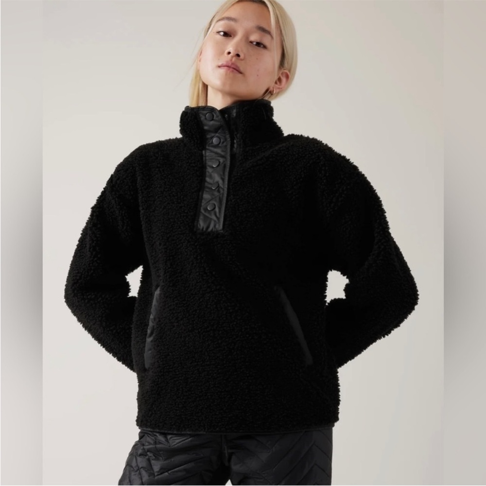 Athleta Cloud Fleece Pullover Jacket - image 1